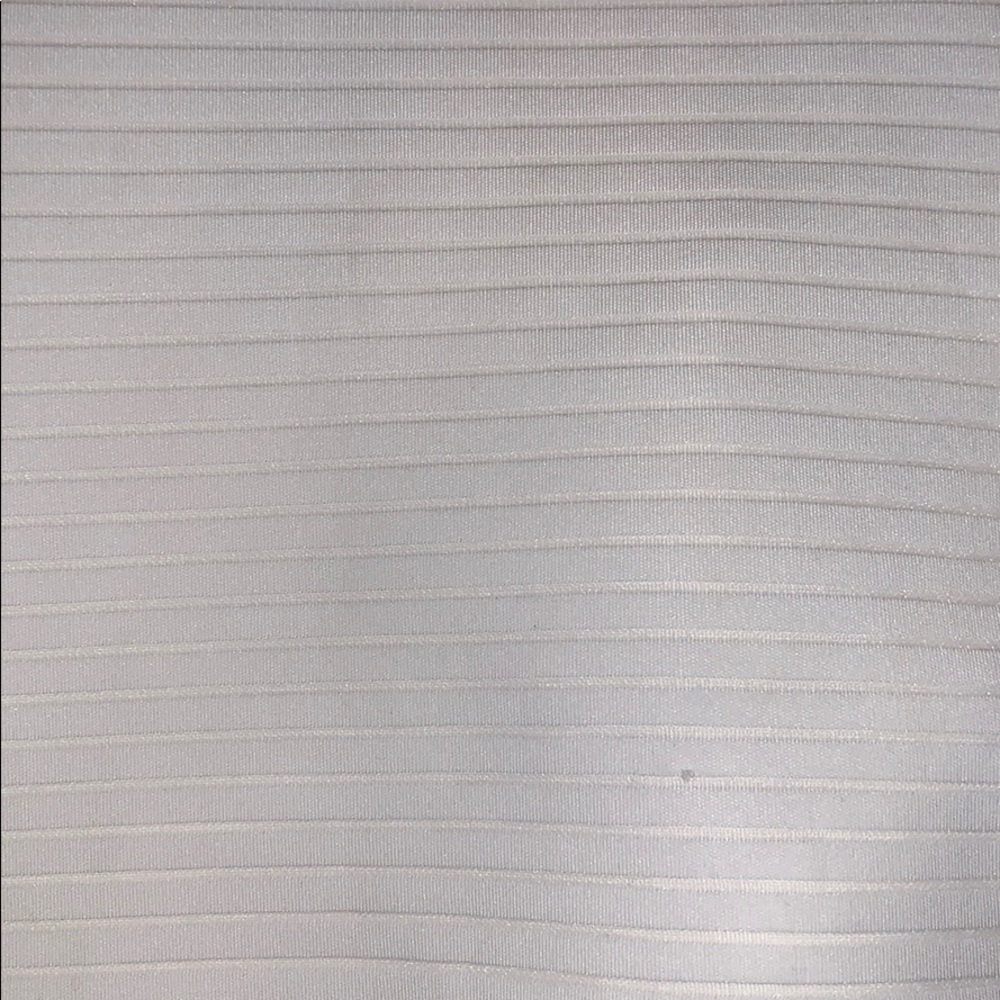 White Ribbed flared skater skirt - Picture 2 of 4